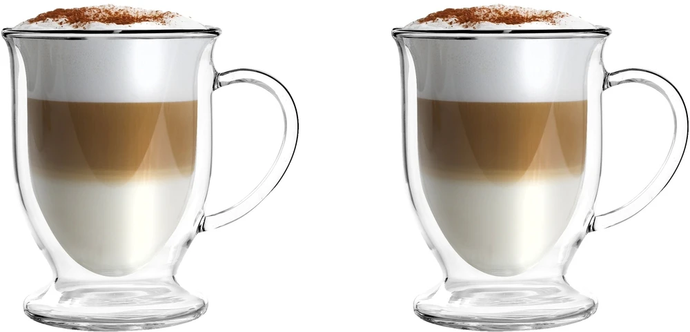 Vialli Design Thermal stiklinės lattei, 2 vnt, 250 ml