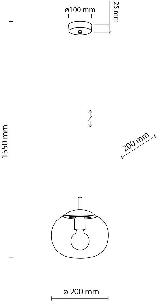 TK Lighting VIBE GRAPHITE 5825 TK Lighting pakabinamas šviestuvas