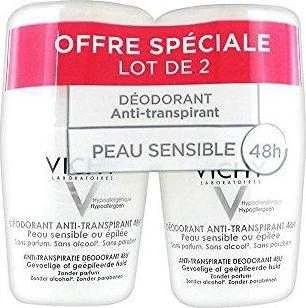 Vichy Deodorant Antiperspirant 48h Roll-on 48 Dezodorantų rinkinys, 2 x 50 ml