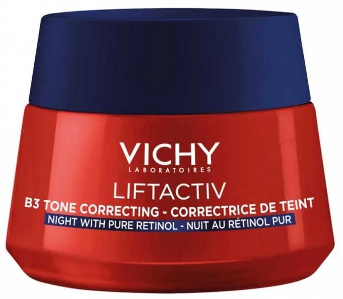 Vichy Liftactiv B3 Anti-Dark Spots Night Kreminis naktinis veido kremas nuo raušlių, 50 ml