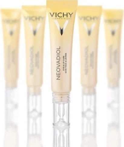 Vichy Neovadiol Eye & Lip Care Multi-Corrective Care daugiafunkcis korekcinis akių ir lūpų zonos kremas brandžiai odai, 15 ml