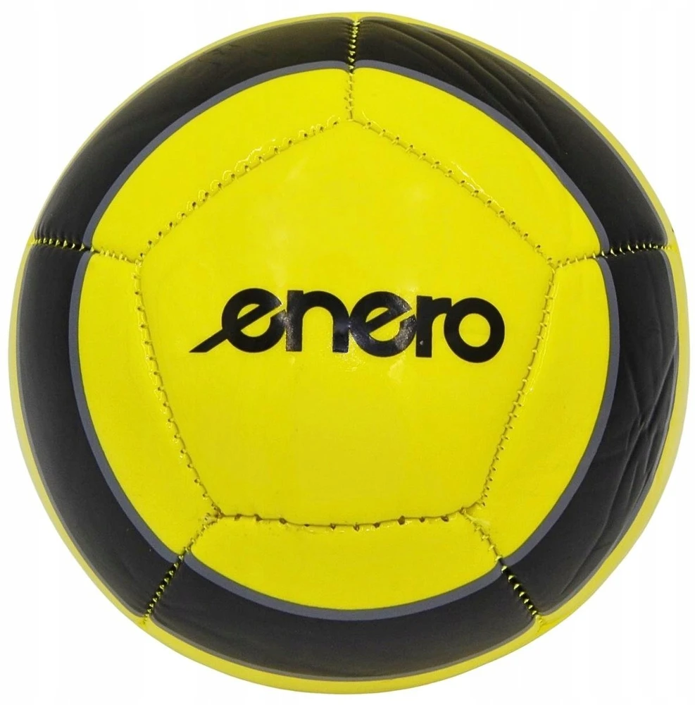futbolo kamuolys enero mini 12 panelių geltonas