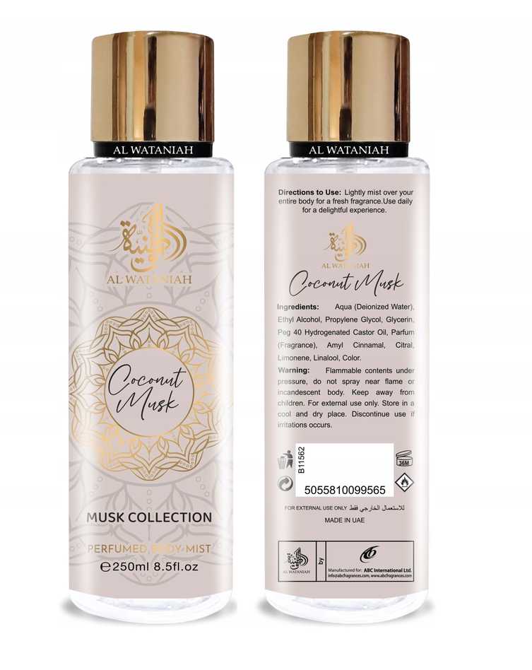 Al Wataniah Coconut Musk kūno dulksna, 250 ml