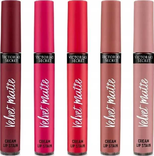 Victoria Secrets Victoria's Secrets Victoria's Secret Velvet Matte Kreminis Lip Stain skysti lūpų dažai „Perfection“, 3 ml