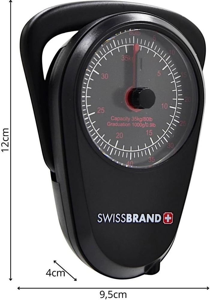 Victoria Sport Detal BAGAŽO SVARSTYKLĖS SU MATUOKLIU MAX 32KG SWISSBRAND 322773