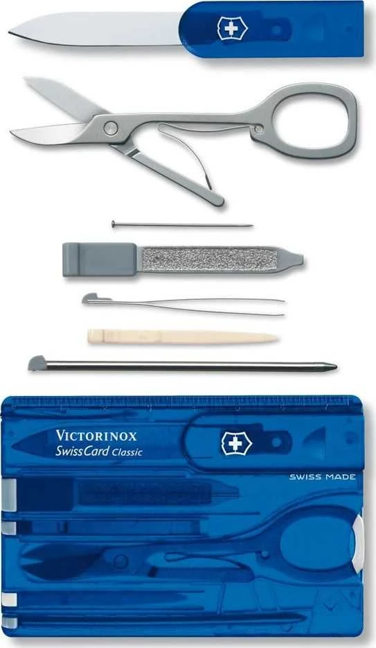 Victorinox Įrankių kortelė SwissCard Classic mėlyna