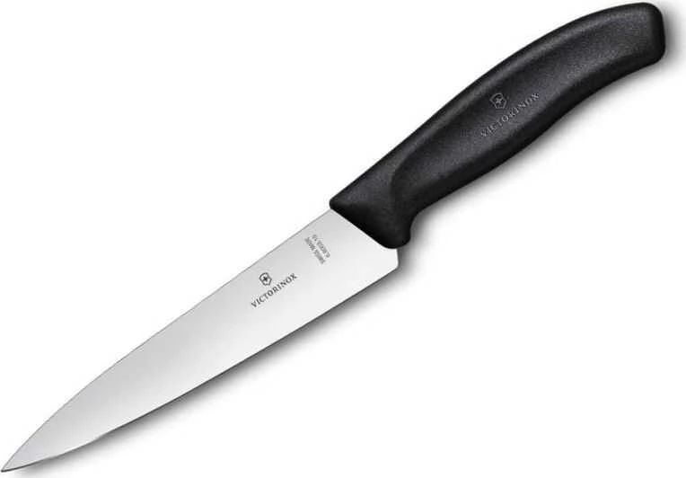 Šveicarija „Victorinox“ šefo peilis. 15 cm, Fibrox, lizdinė plokštelė