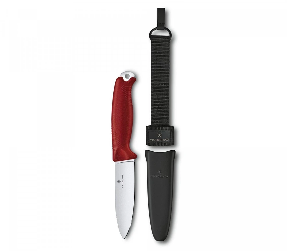 "Victorinox Venture" išgyvenimo peilis 3.0902 raudonas