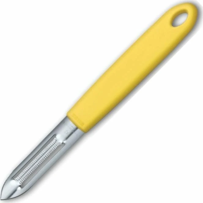 Victorinox Skustukas Victorinox universalus, dvipusis dantytas peiliukas, geltona