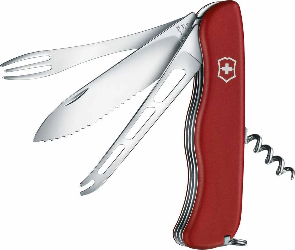 Rankinis Įrankis - Victorinox Sūrio Meistras Šveicariškas Armijos Peilis V-0.83 115x30x20mm Raudonas