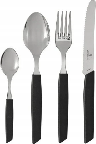 Victorinox Swiss Modern Stalo įrankių rinkinys 24 vnt. juodas