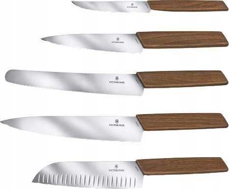 Victorinox Swiss Modern Peilis Block buko mediena 6 vnt