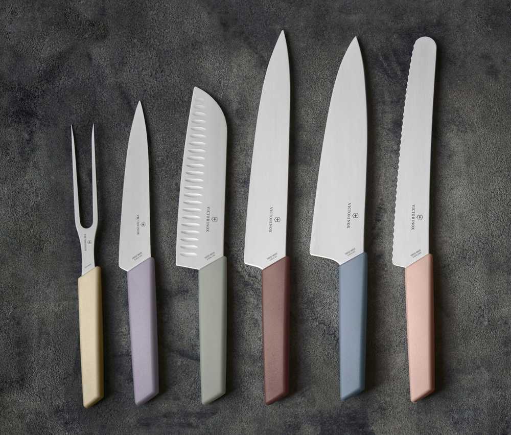 Victorinox Swiss Modern Peilis Block buko mediena 6 vnt