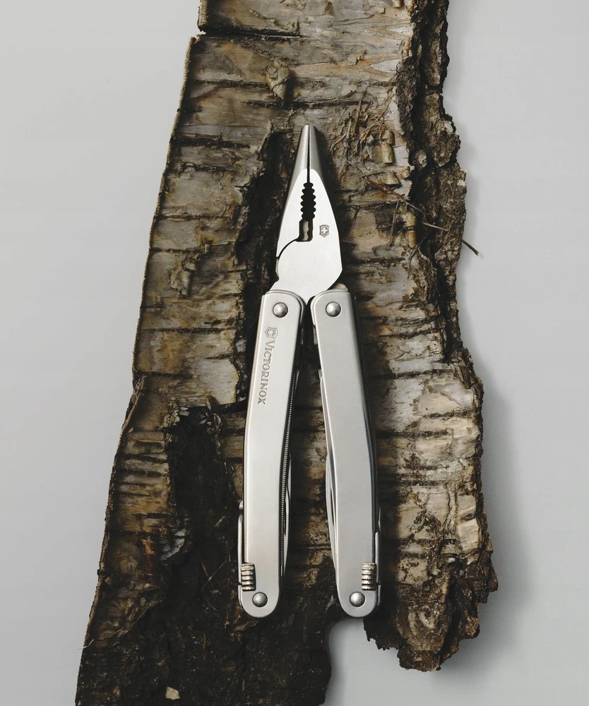 Victorinox Victorinox Swiss Tool Spirit X Plus, Nerūdijantis plienas, Leather, Nerūdijantis plienas, 105 mm, 18 mm, 210 g