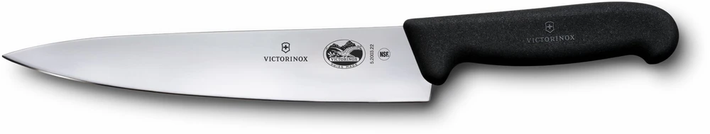 Virtuvinis peilis Victorinox Fibrox 5.2003.22 juodas 22cm