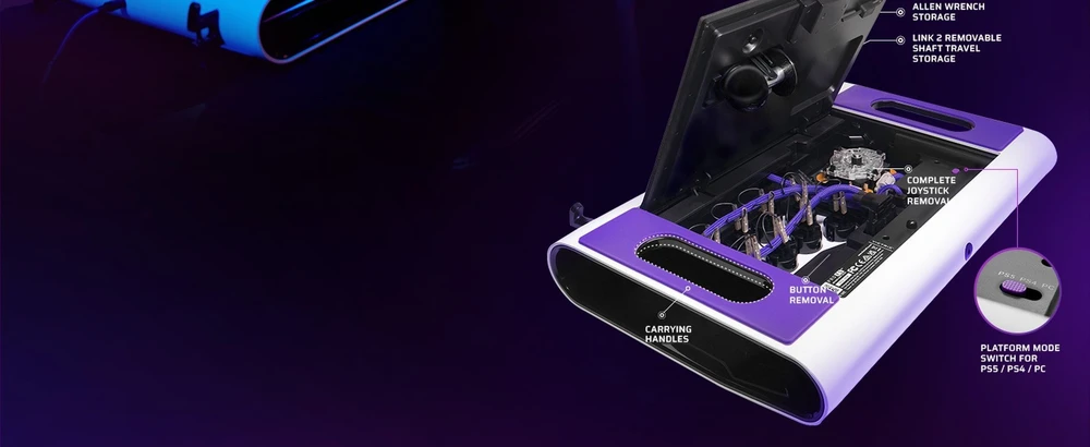 pdp Victrix Pro FS Arcade Fight Stick Baltas PS4 / PS5 / PC