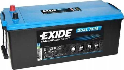 Victron Energy EXIDE DUAL AGM EP2100 240Ah 1200A (EN) 12V akumuliatorius
