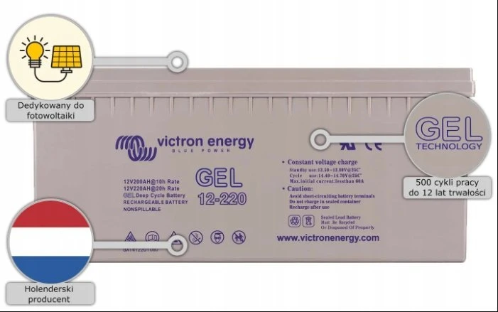 Victron Energy gelinis akumuliatorius 220Ah 12V