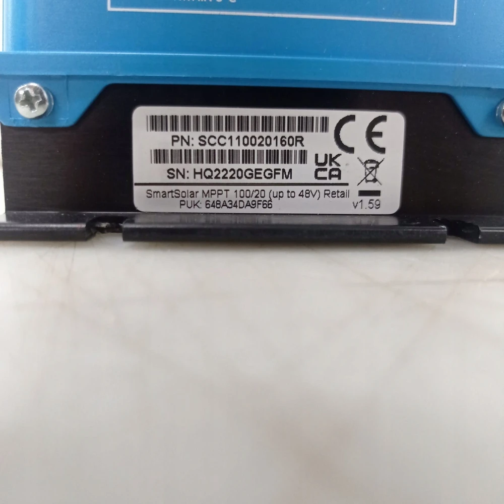Victron Energy SmartSolar MPPT 100/20-48V įkrovos valdiklis