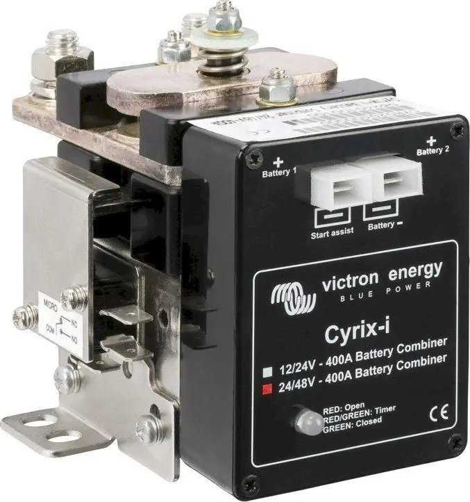 Victron Energy „Cyrix-i“ 12/24 V-400 A išmanusis jungiklis