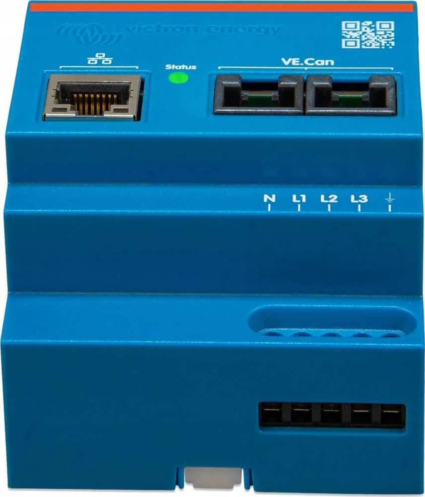 Victron Energy VM-3P75CT yra trifazis energijos skaitiklis, turintis Etherneto ir VE.Can ryšio prievadus