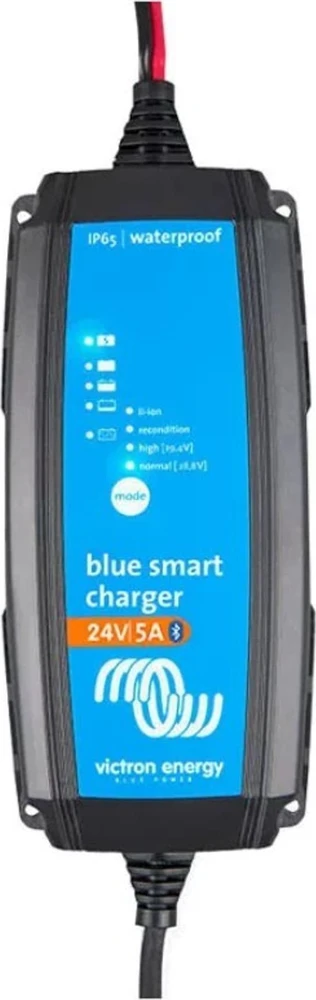 Victron Energy Mėlyna Įkroviklis Mėlyna Smart IP65 24/13 + nuolatinės srovės (DC) jungtis