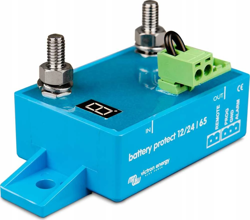 Akumuliatorių apsauga nuo gilaus iškrovimo BatteryProtect 12/24V-65A Victron Energy