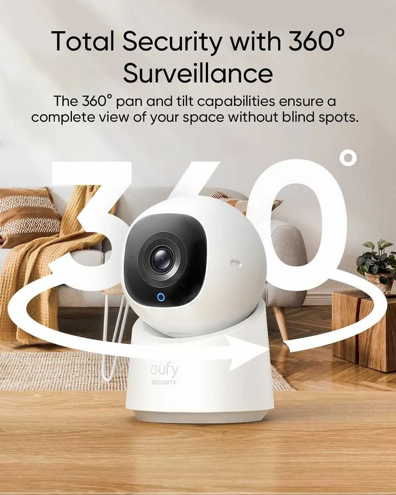 Vidaus stebėjimo kamera Eufy Indoor Cam C220, baltos spalvos
