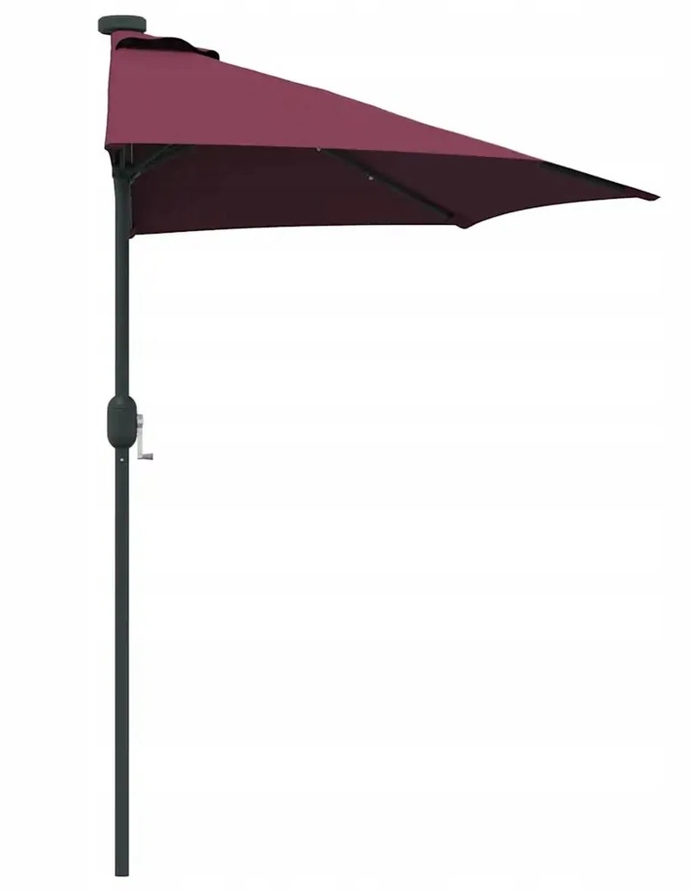 Sodo skėtis Bordo raudona 294 x 150 x 223 cm