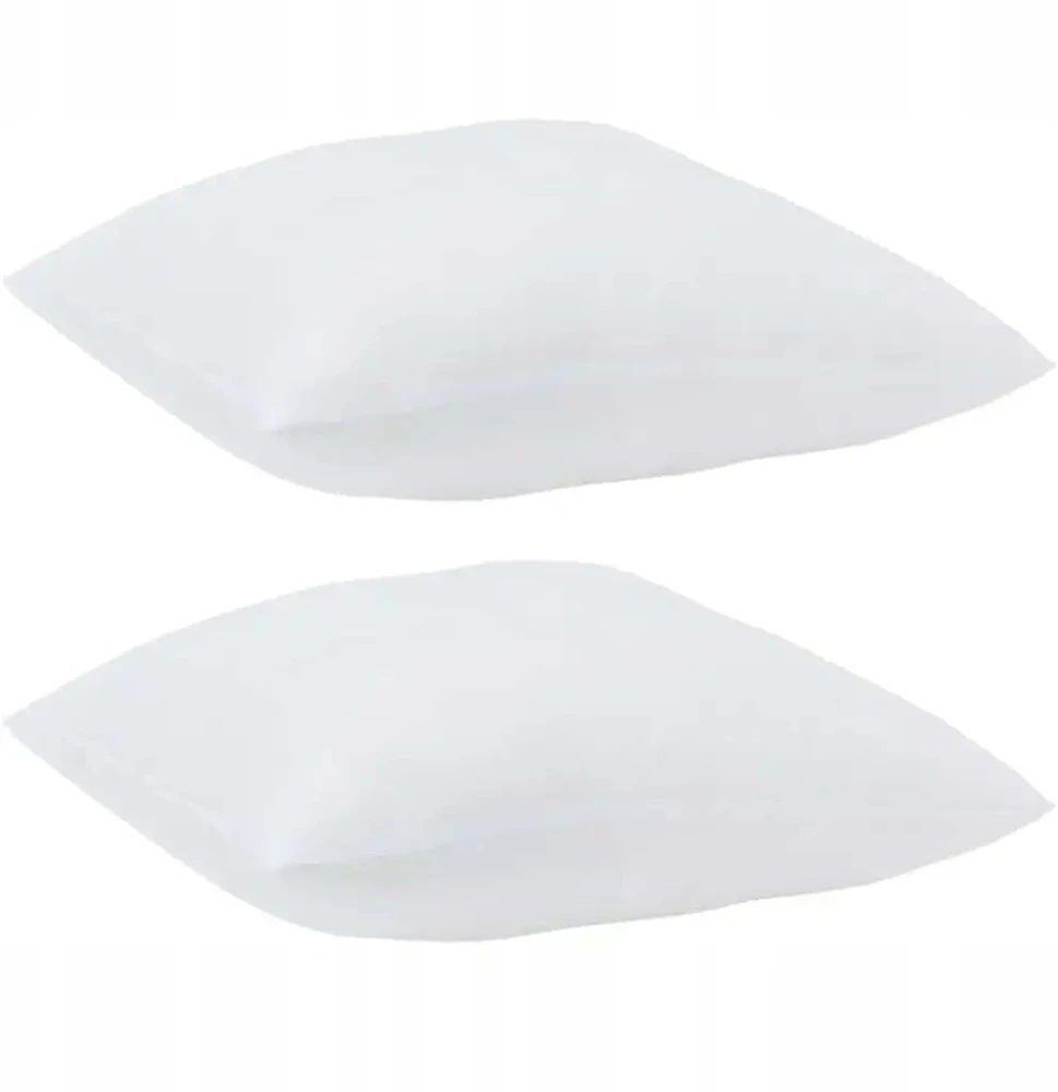 Pagalvė su pagalve 2 pcs Balta 80 x 80 x 20 cm Poliesteris