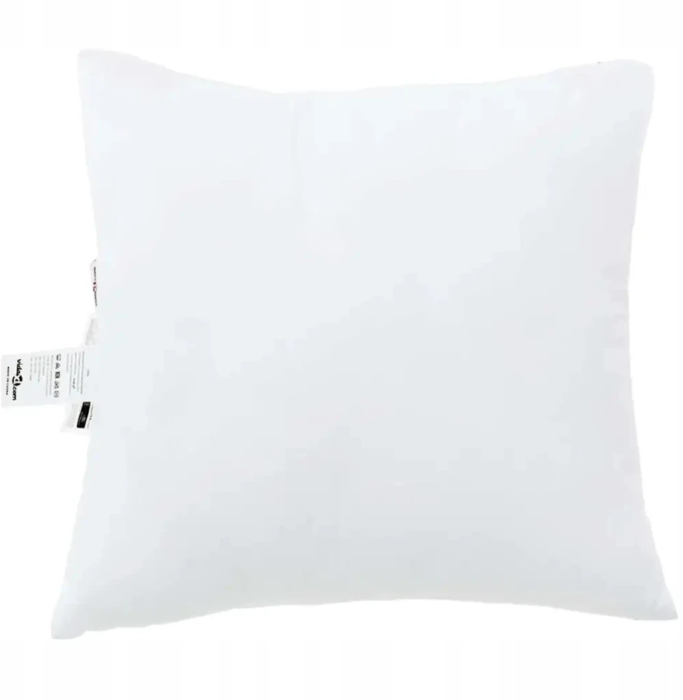 Pagalvė su pagalve 2 pcs Balta 80 x 80 x 20 cm Poliesteris
