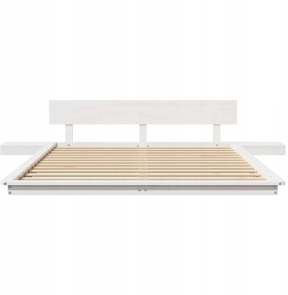 Lovos rėmas Balta 150 x 200 cm Medis