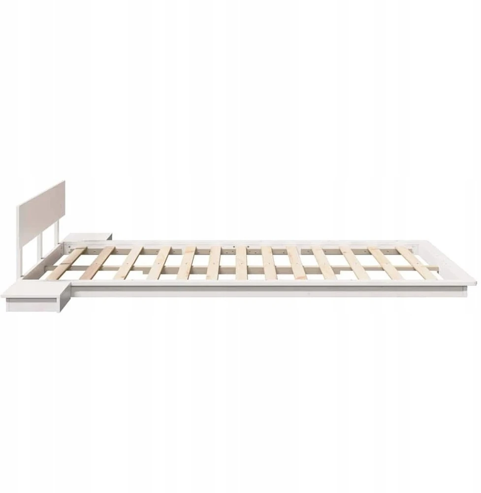 Lovos rėmas Balta 150 x 200 cm Medis