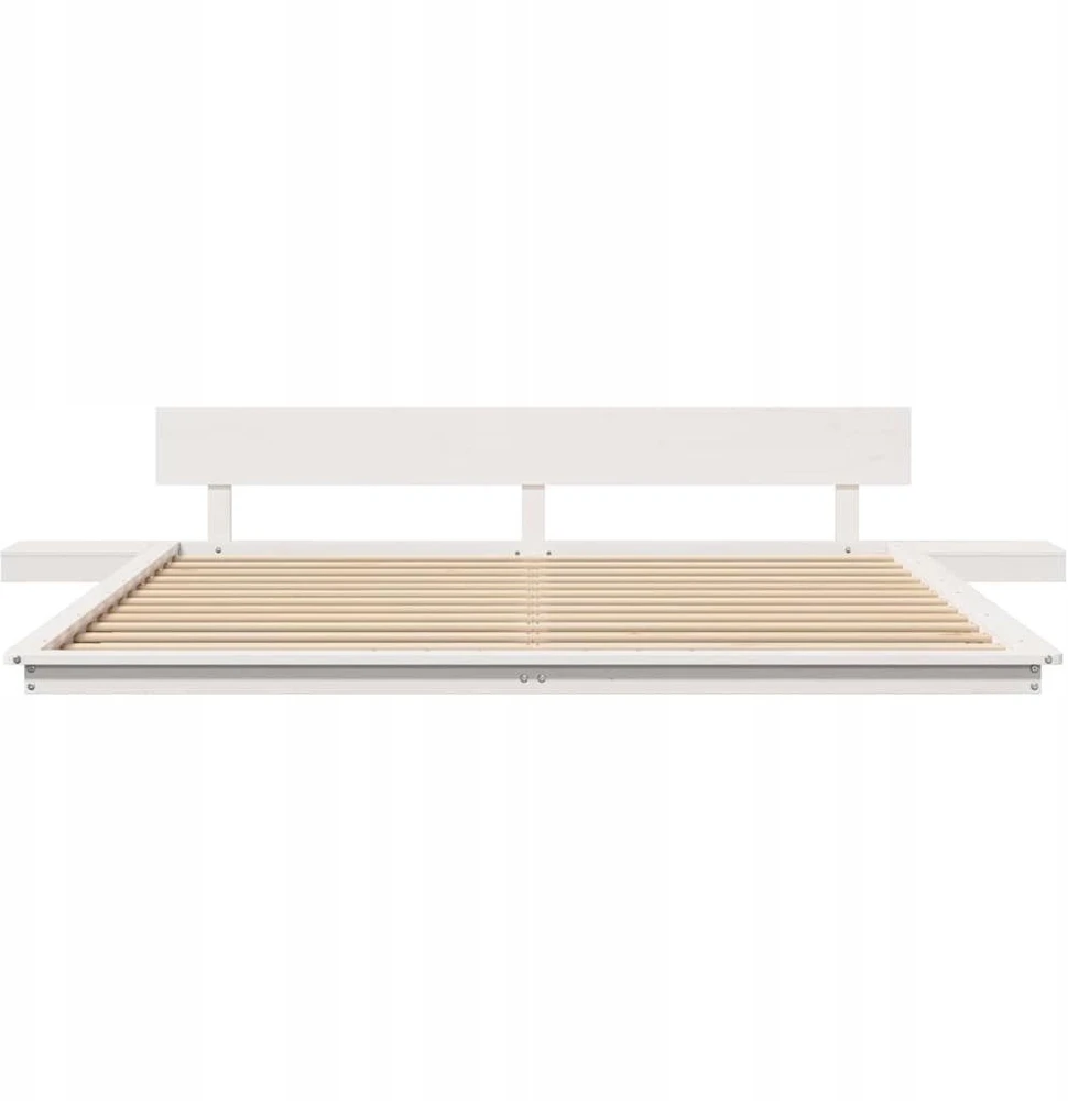 Lovos rėmas Balta 200 x 200 cm Medis