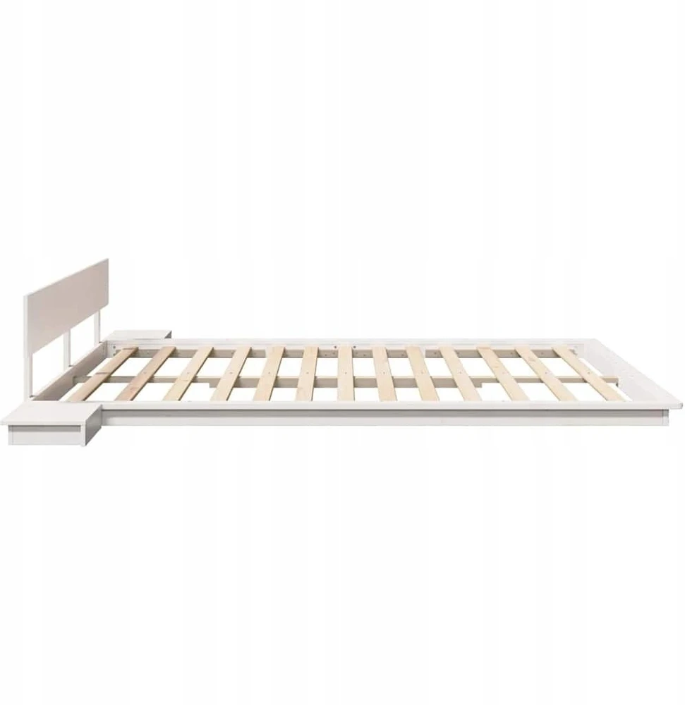 Lovos rėmas Balta 200 x 200 cm Medis