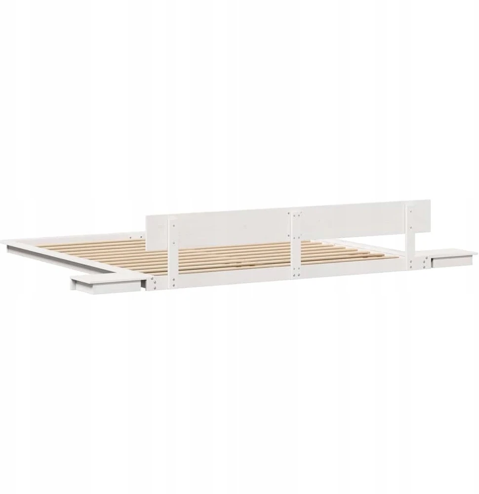 Lovos rėmas Balta 200 x 200 cm Medis