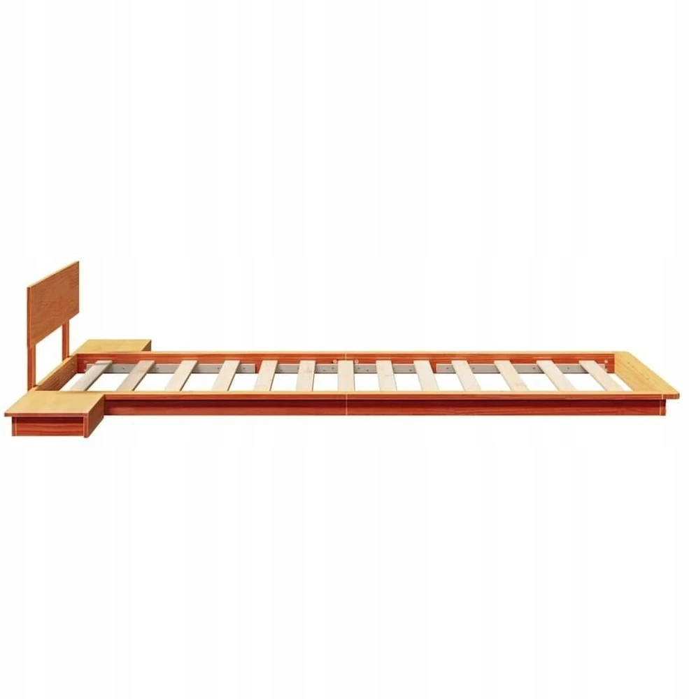 Lova Lovos rėmas Ruda 90 x 200 cm Medis