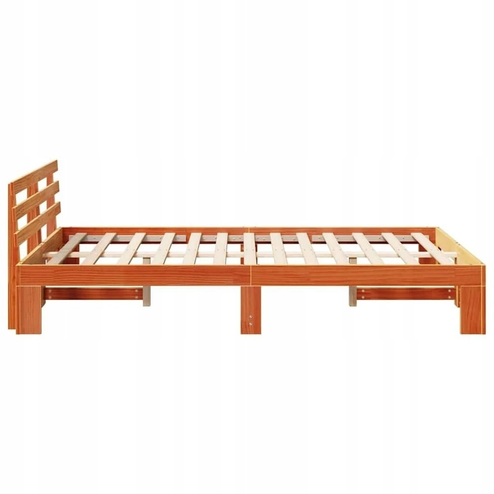 Lovos rėmas Vaško ruda 140 x 190 cm Kietos pušies mediena