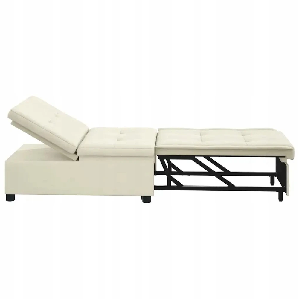 Sofa lova Kreminė 194 x 67 x 82 cm Aksomas
