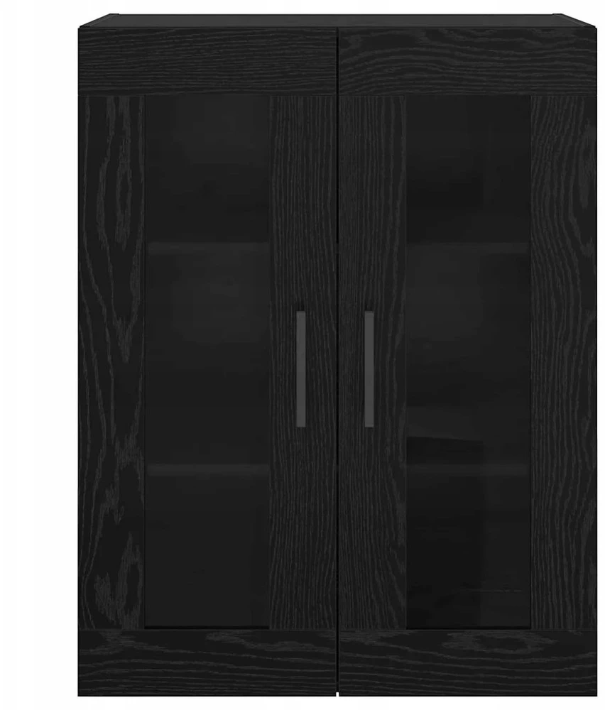 Pakabinama spintelė juoda ąžuolo 69.5 x 34 x 90 cm