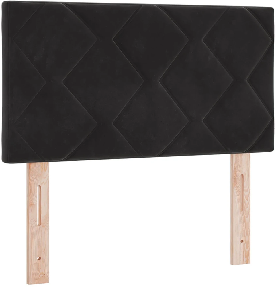 Galvūgalis Juodas 80 cm Aksomas