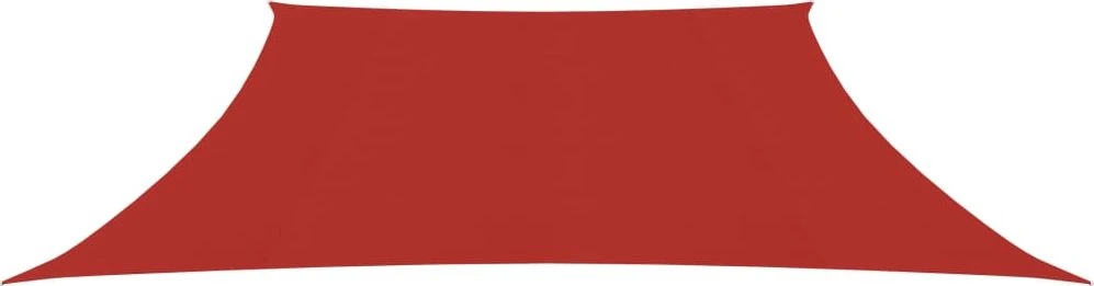 Uždanga nuo saulės, raudonos spalvos, 4/5x4m, HDPE, 160g/m²