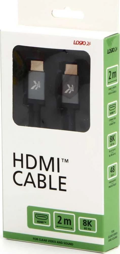 HDMI 2.1 laidas 2 m pakuotėje