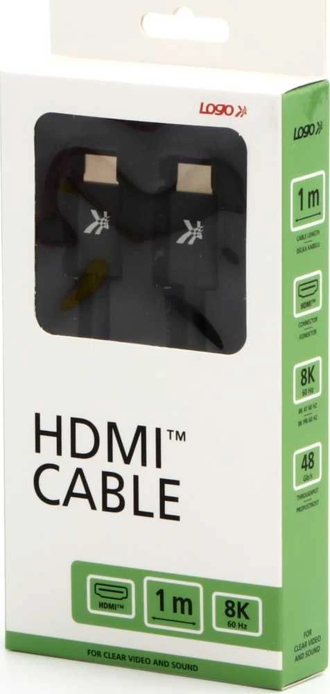 HDMI 2.1 kabelis pakuotėje