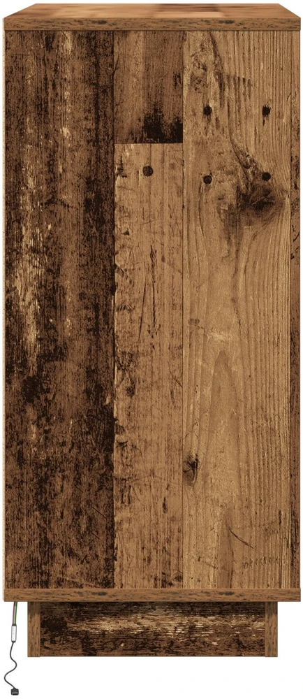 Šalia lovos spintelė su stalčių Senas medis 71 x 34,5 x 75 cm