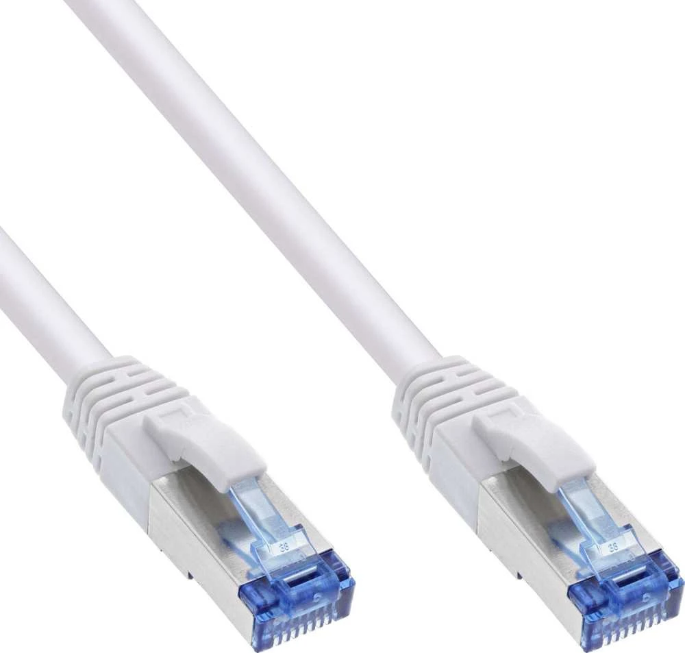 InLine 70vnt. Bulk-Pack InLine® Komutacinis kabelis S/FTP PiMF Cat.6A be halogenų 500MHz juodas 1m