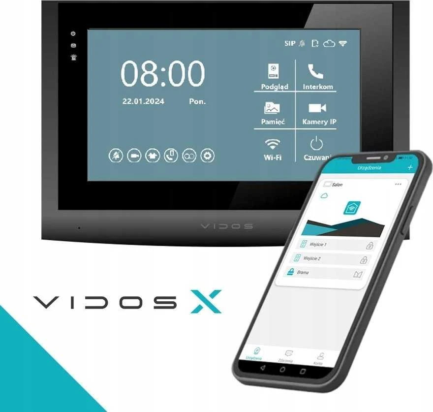VDS Video doorphone monitorius VIDOS 2IP M200B-X