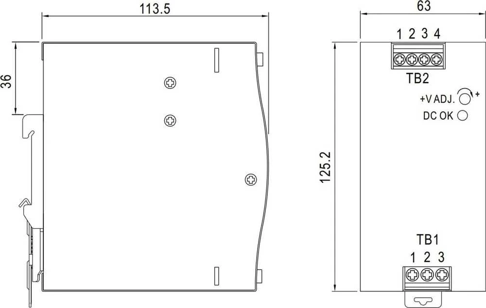 MNW IMPULSINIS MAITINTUVAS NDR-240-24 MEAN WELL