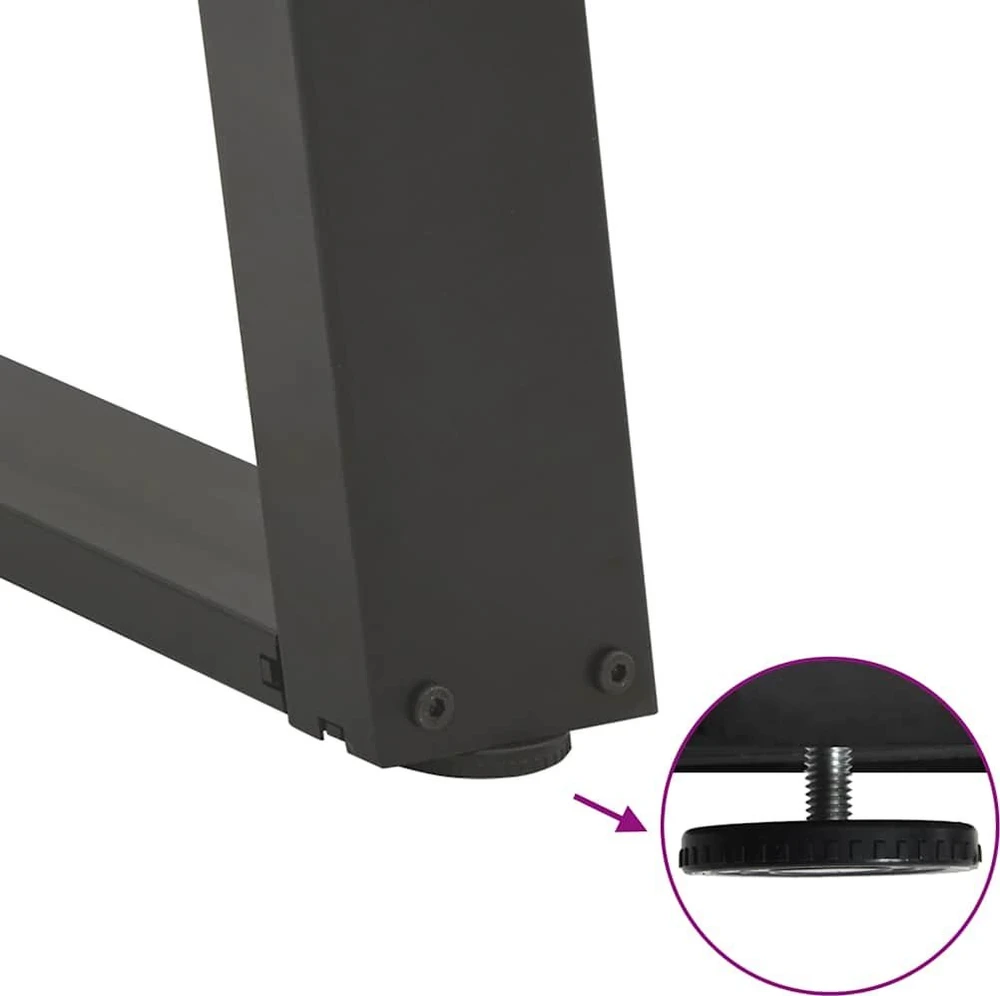 Valgomojo stalo kojelės, U formos, 2 vnt., 100x(72-73) cm