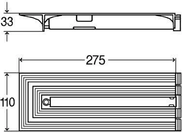 Viega Advantix Vario linijinis nutekėjimas be grotelių 27,5 cm (708931)
